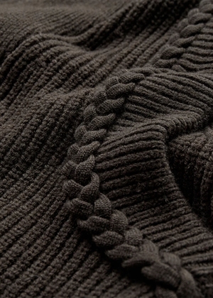 Yari zipper strik Dark Olive Copenhagen Muse 